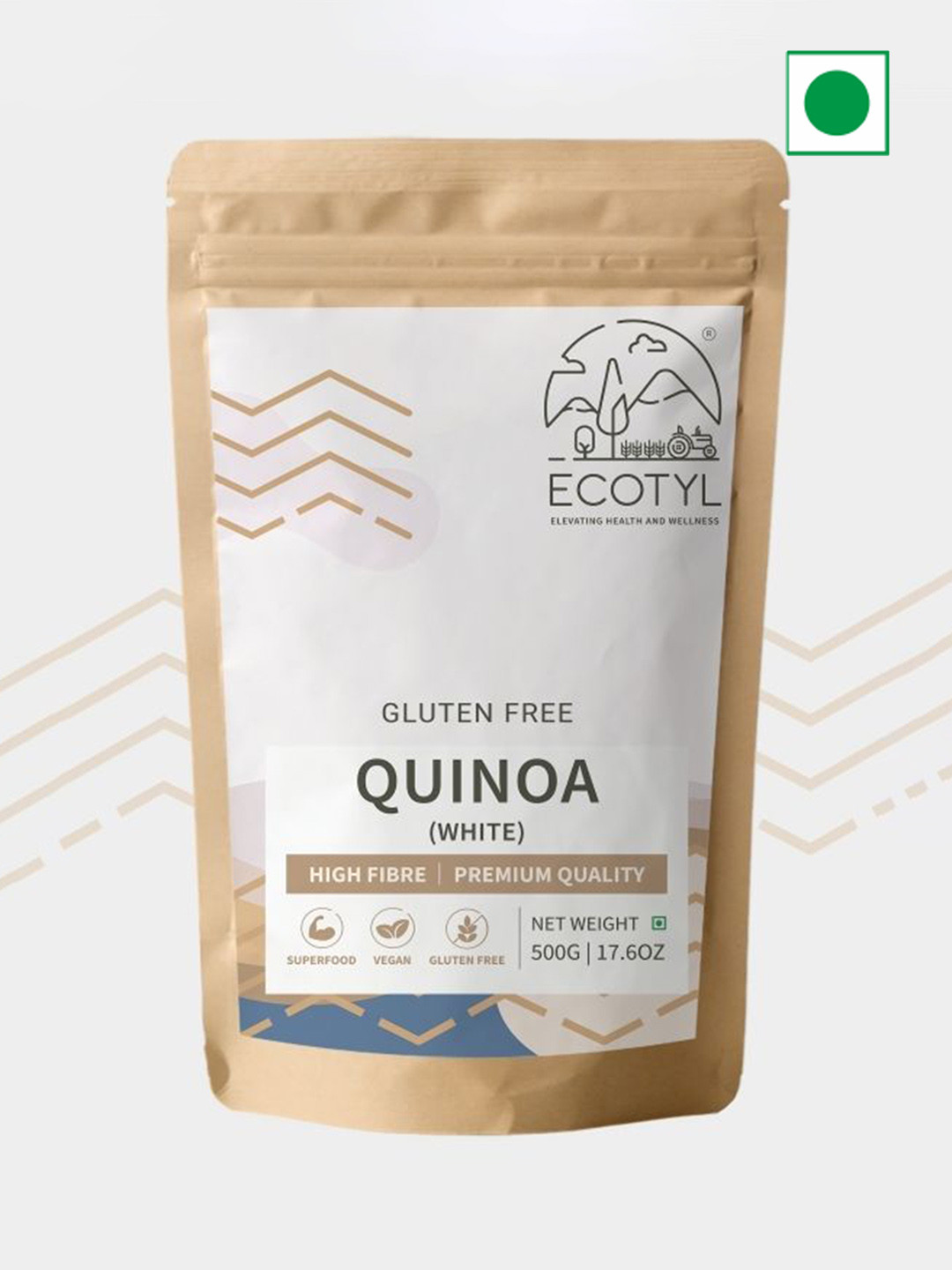 Ecotyl Quinoa Gluten Free Protein - 500 gm