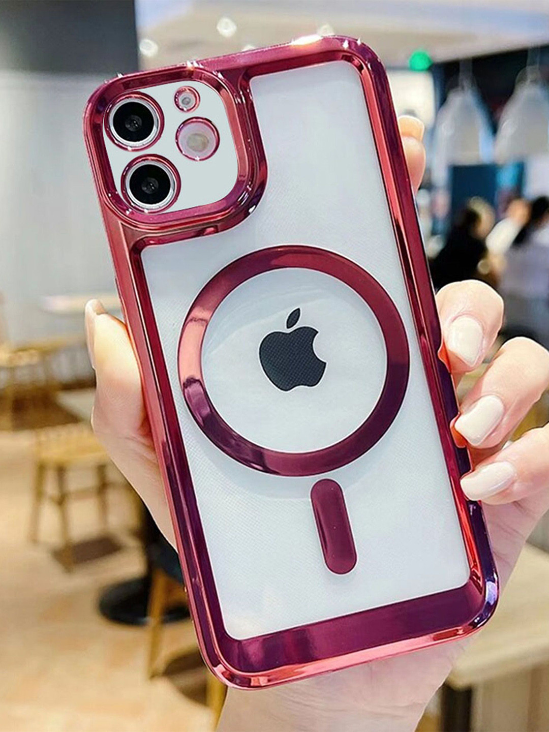 Luxury Kase Solid Magnetic Soft Cover iPhone 12 Back Case