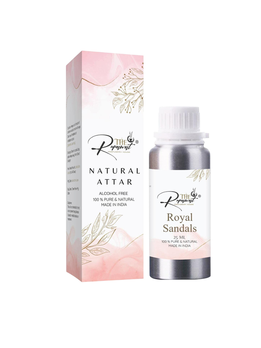THE RUPAWAT Perfumery House Royal Sandals Natural & Alcohol Free Attar - 25 ml