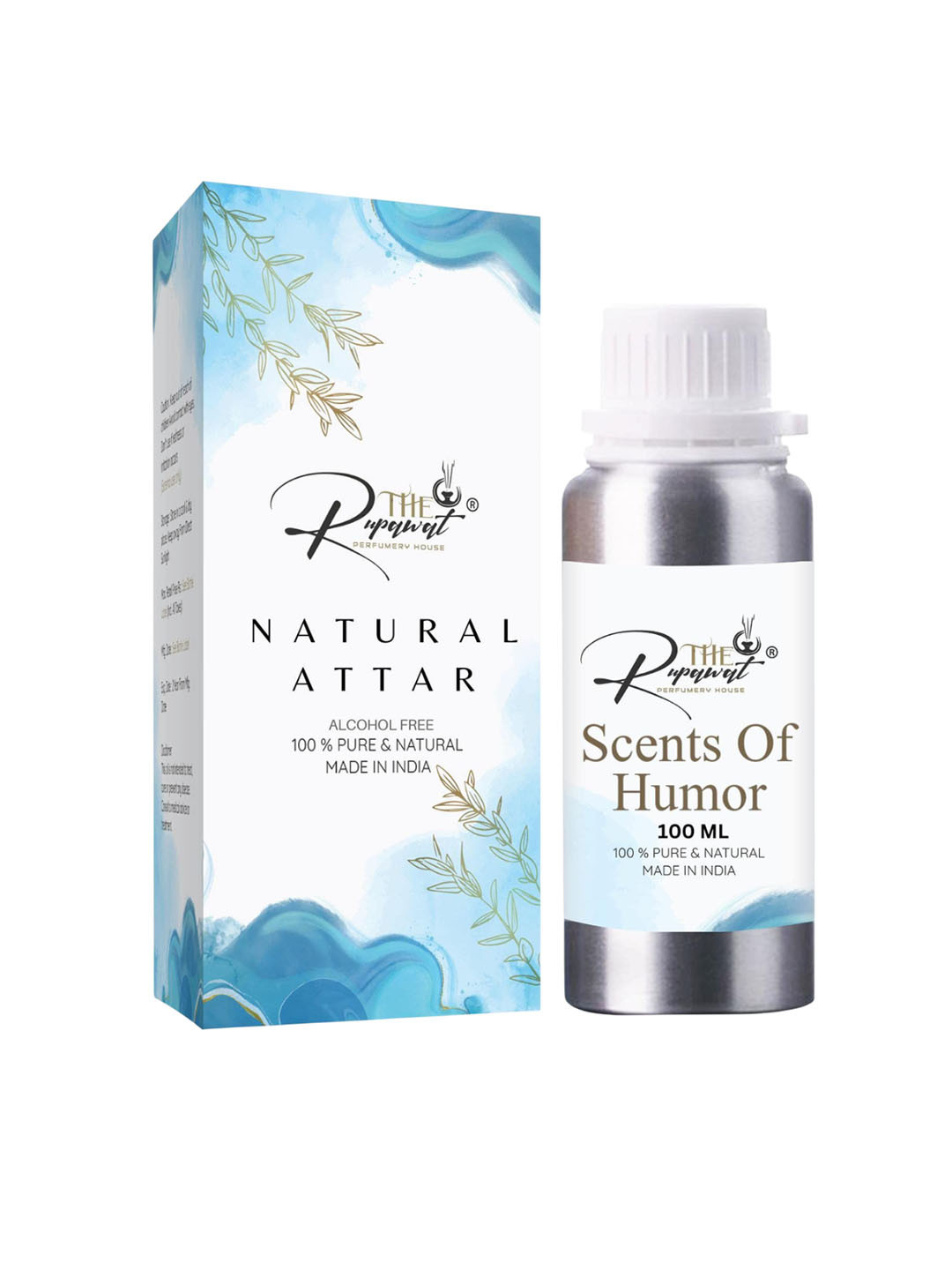 THE RUPAWAT Perfumery House Scents Of Humor Natural & Alcohol Free Attar - 100ml