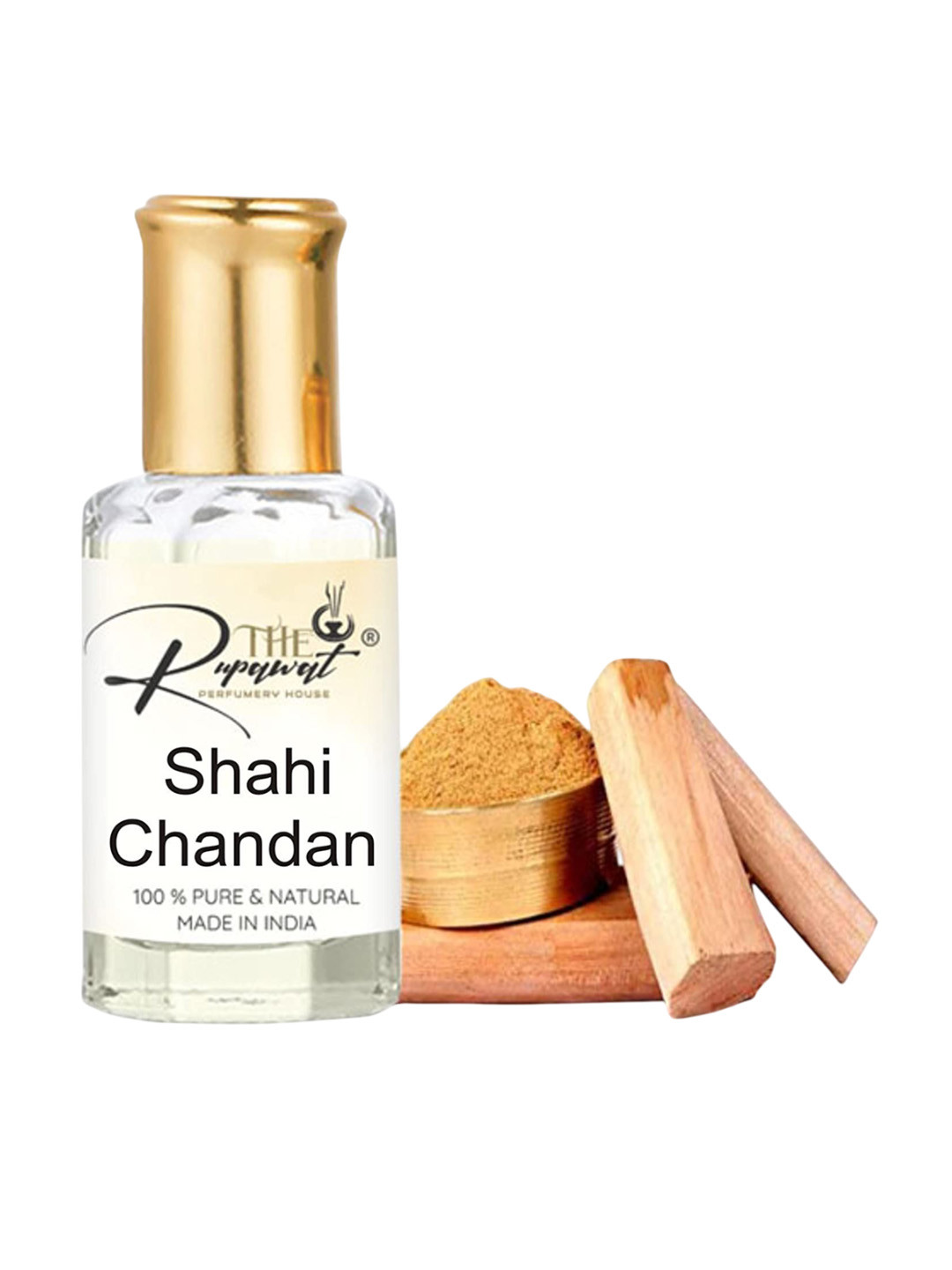 THE RUPAWAT Perfumery House Shahi Chandan Natural & Alcohol Free Attar - 12 ml
