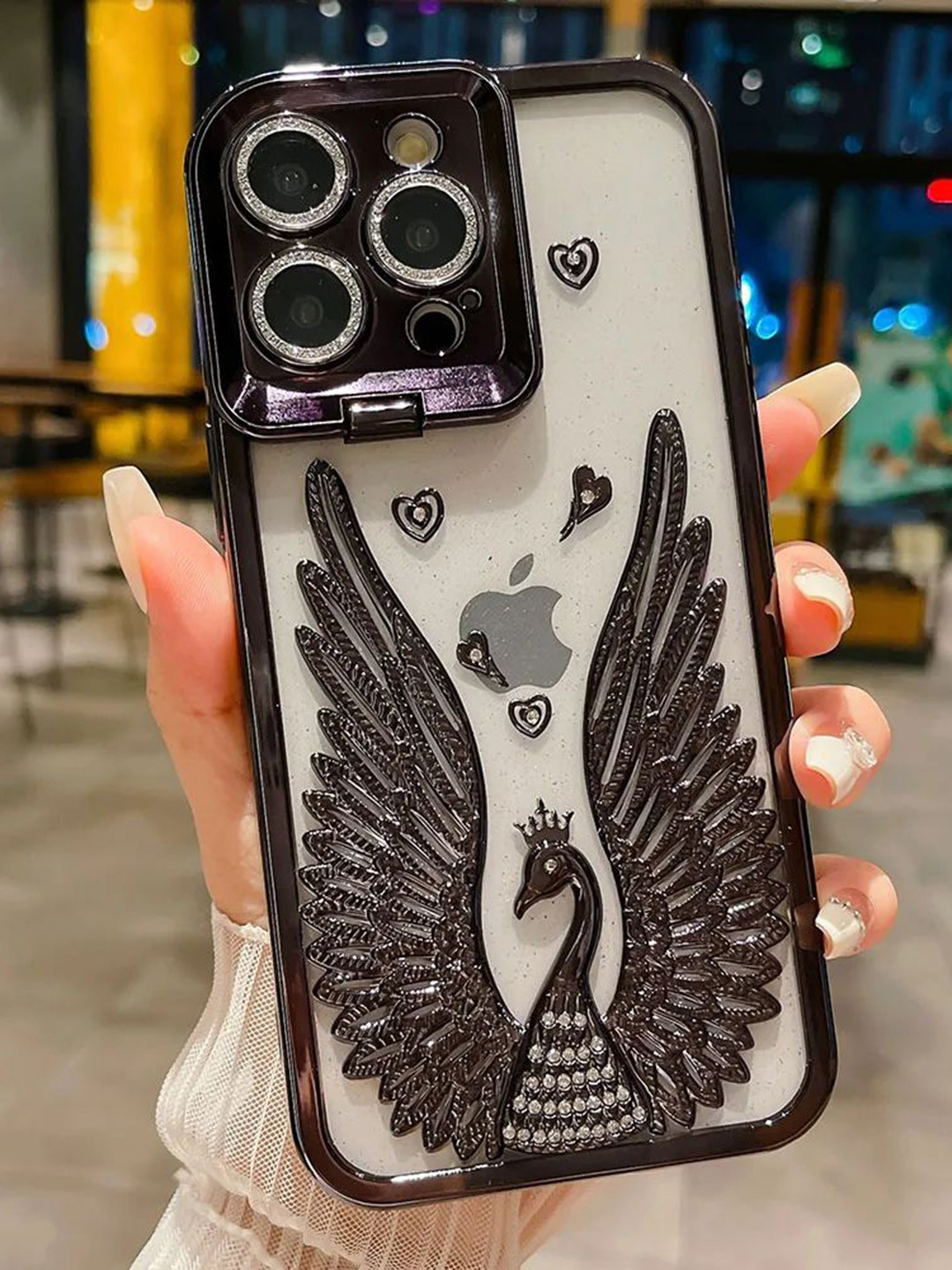 Luxury Kase LK123 Electroplate iPhone 15 Pro Back Case