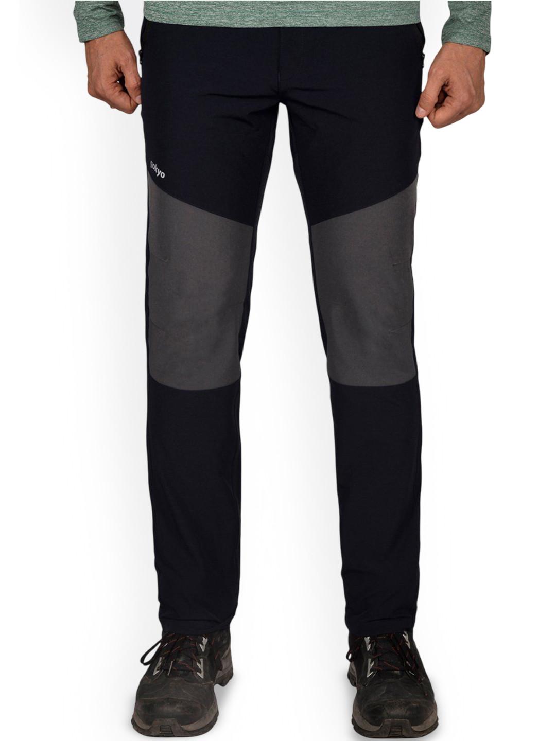 GOKYO Men Mid Rise Trekking Track Pants