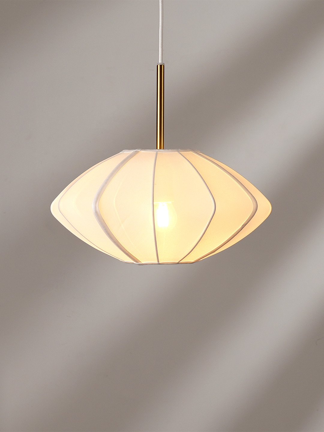 FIG Luxe Collection Textured Georgette Tokyo Pendant Lamp