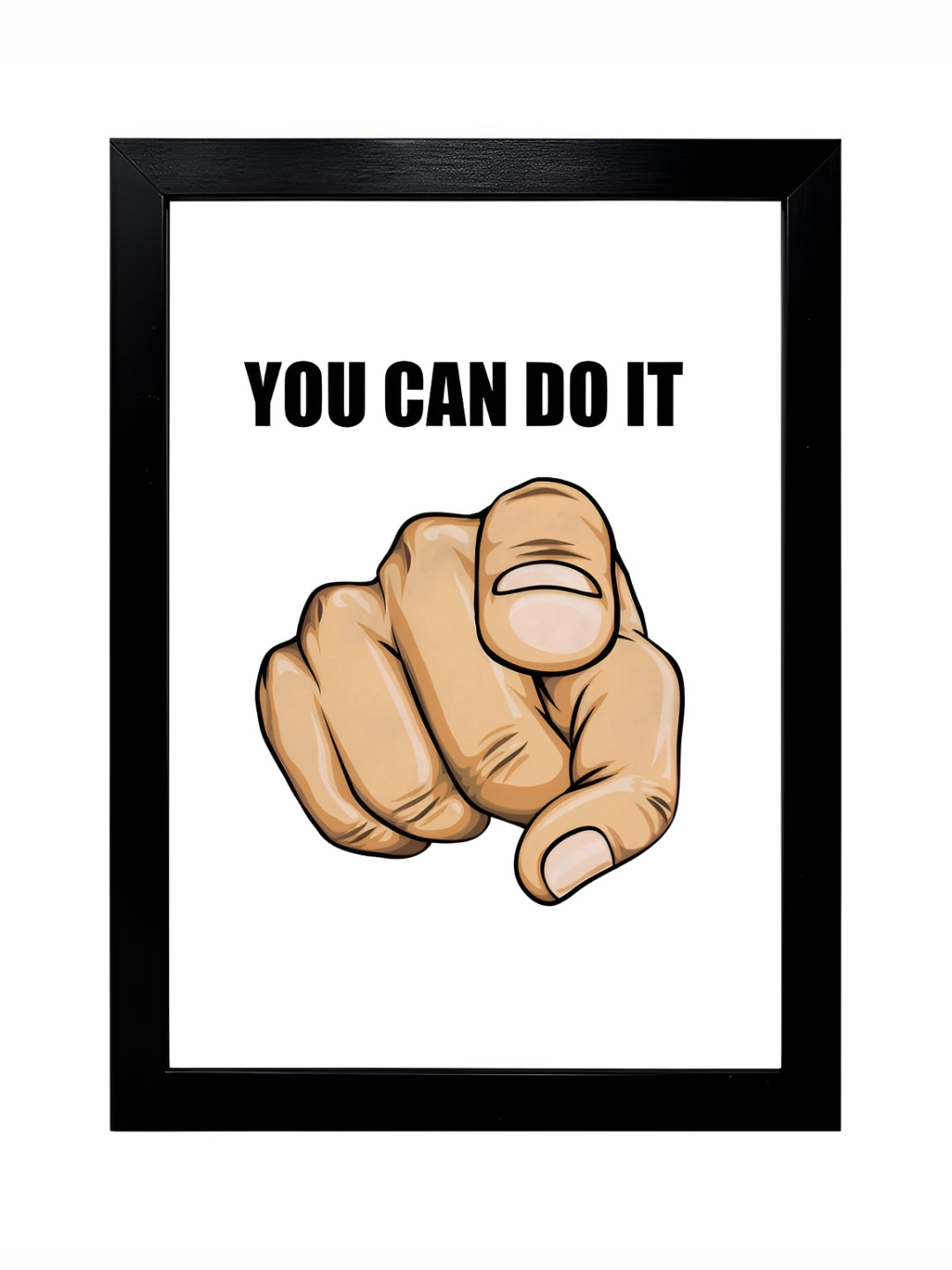 Hawai Black & White Quote You Can Do It Printed Wall Photo Frame