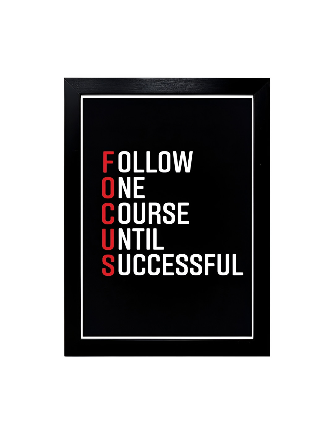 Hawai Black & White Motivational Quote Wooden Photo Frame