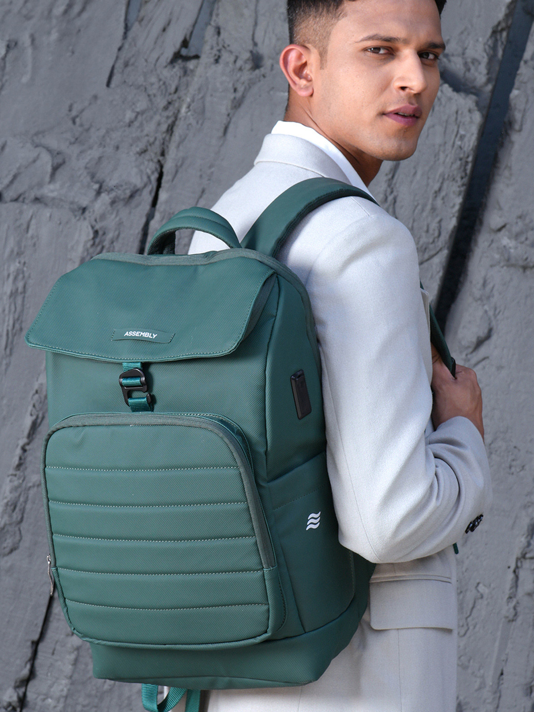 Assembly Unisex Stark Green Premium Laptop Backpack