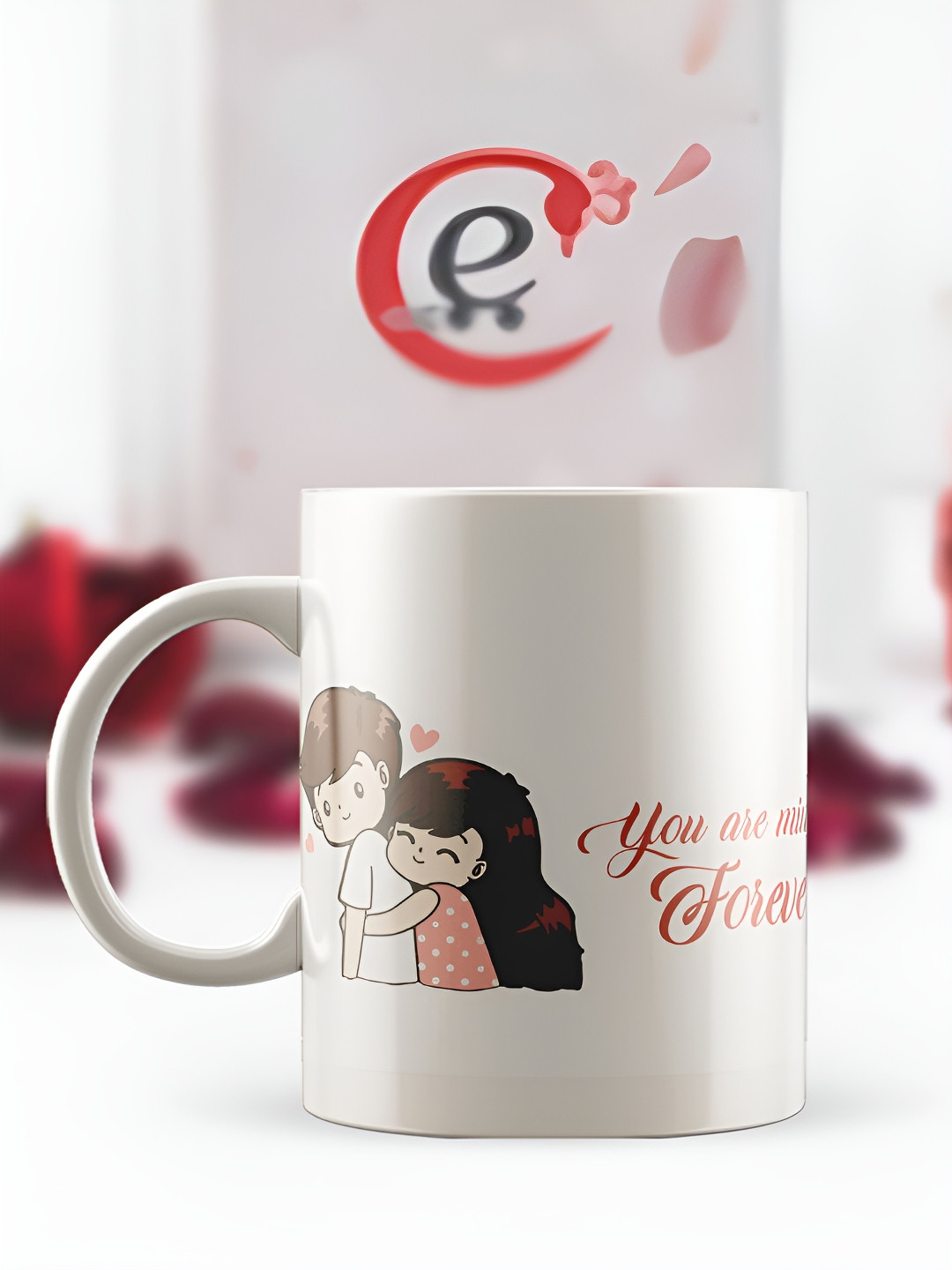 eCraftIndia Unique Fathers Day White Typography Ceramic Handmade Mug-325ml