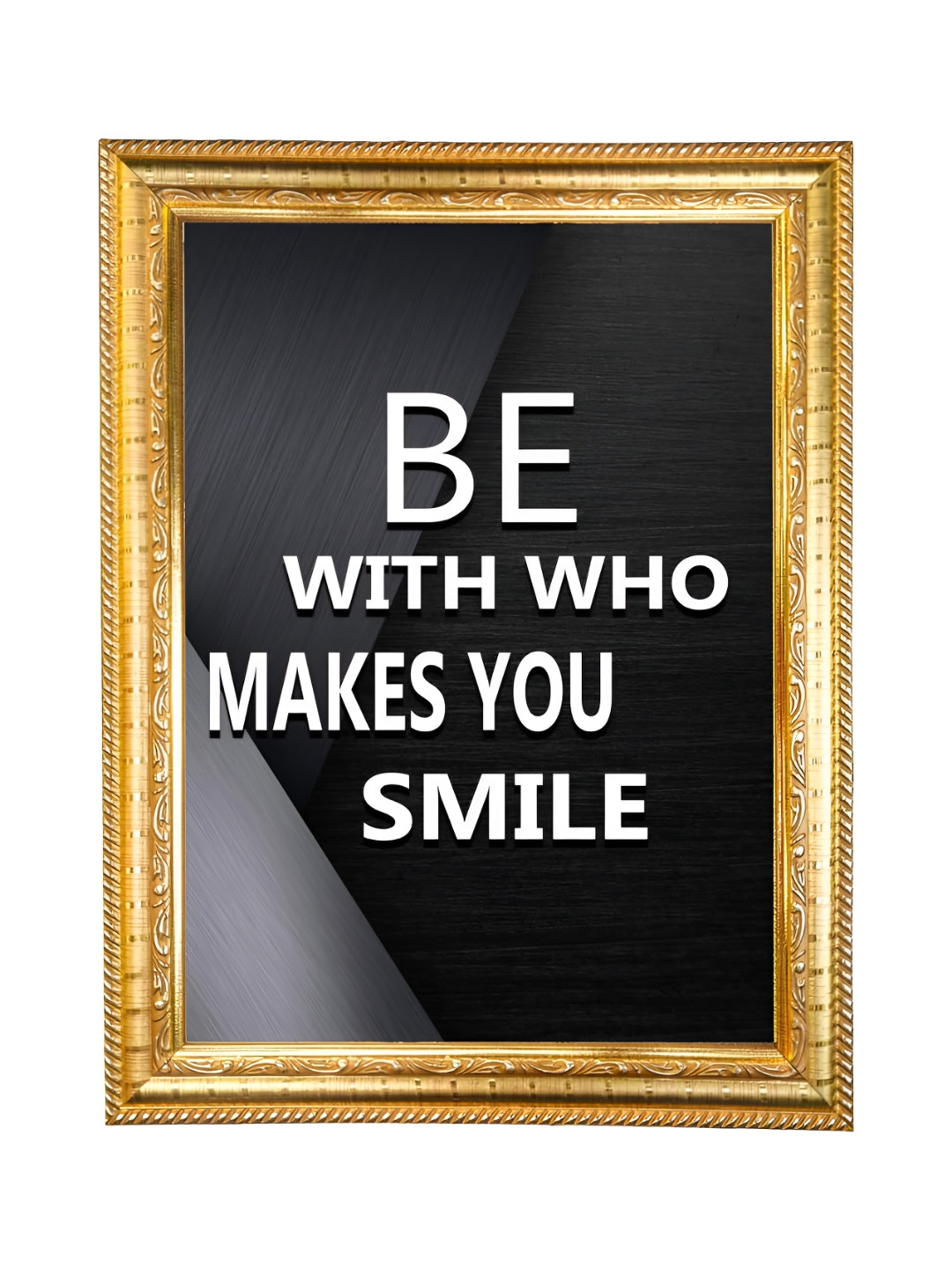Hawai Black Wooden Motivational Quote Be With Who Makes You Happy Wooden Photo Frames