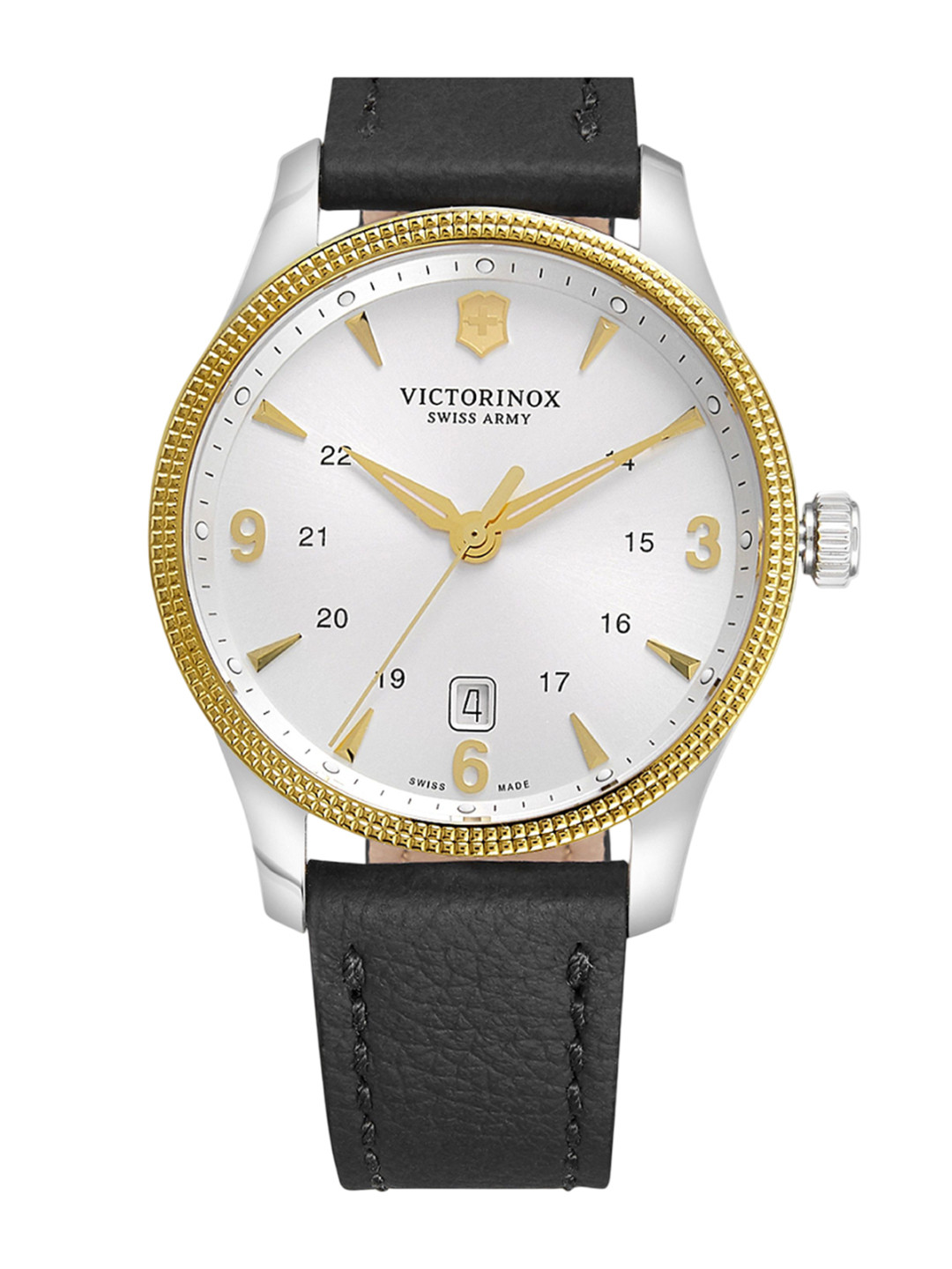 Victorinox Men Titanium Dial & Straps Analogue Watch 241993.1