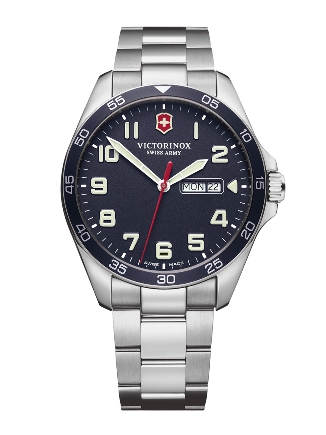 Victorinox Men Dial & Stainless Steel Straps Analogue Watch 241851
