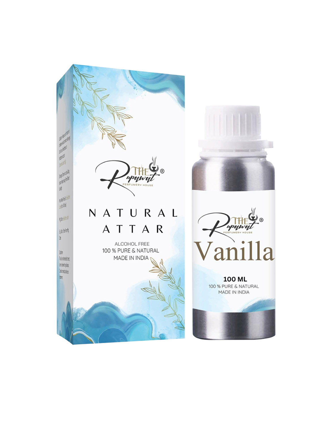 THE RUPAWAT Perfumery House Vanilla Natural & Alcohol Free Attar - 100 ml
