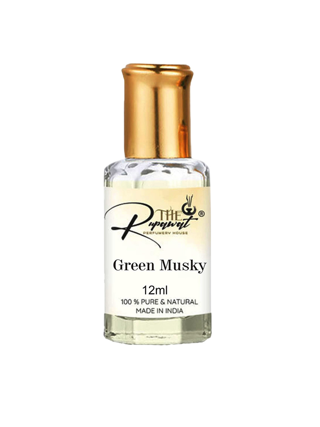 THE RUPAWAT Perfumery House Green Musky Natural & Alcohol-Free Attar - 12 ml