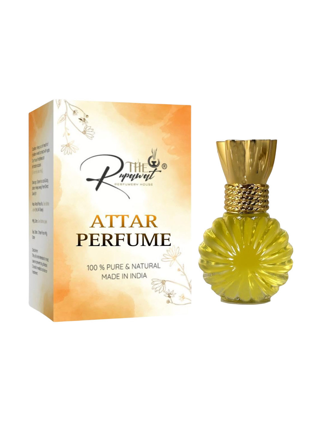 THE RUPAWAT Perfumery House White Flower 02 Premium Natural & Alcohol-Free Attar - 12 ml