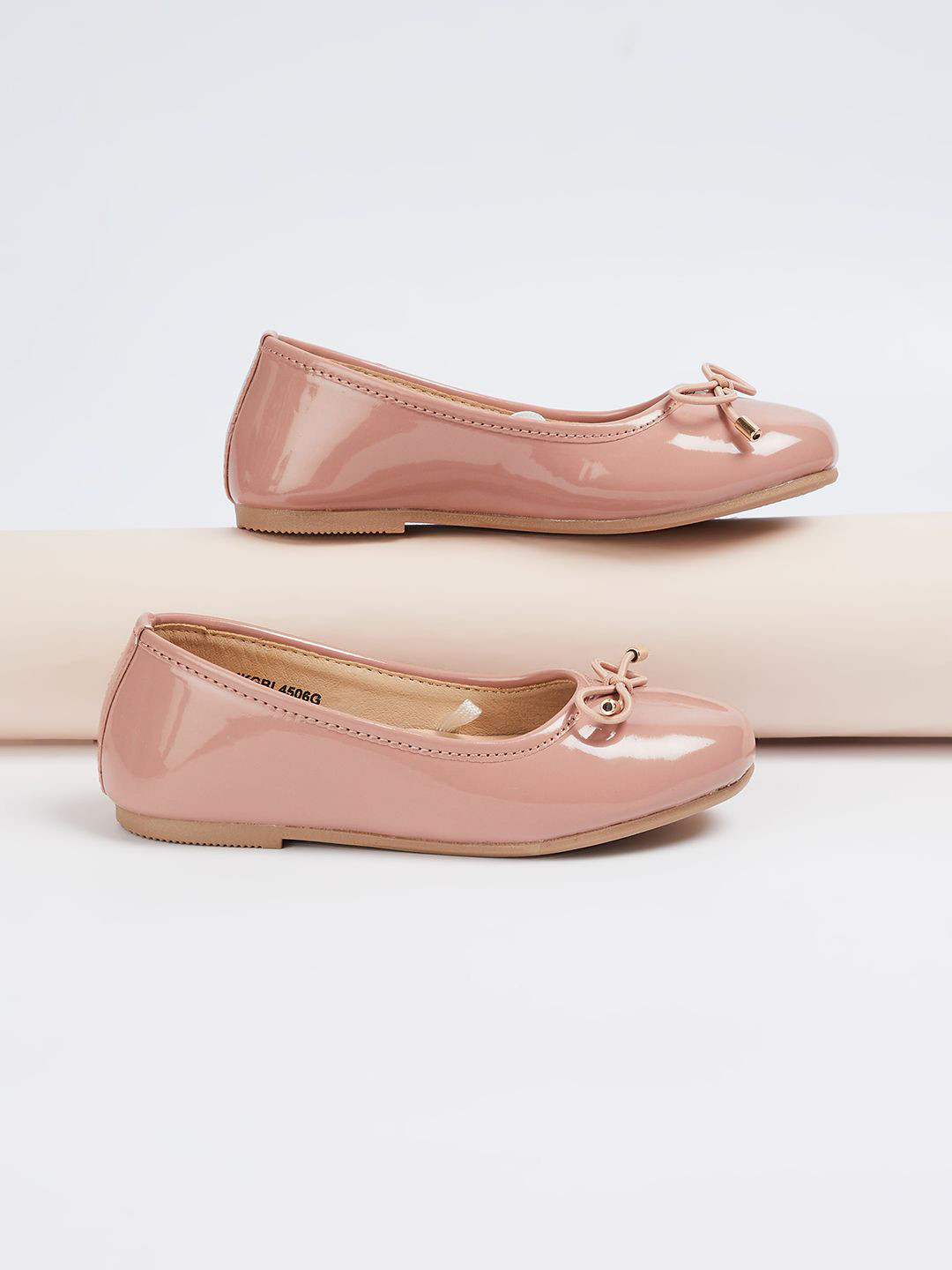 max Girls Ballerinas with Bows Flats