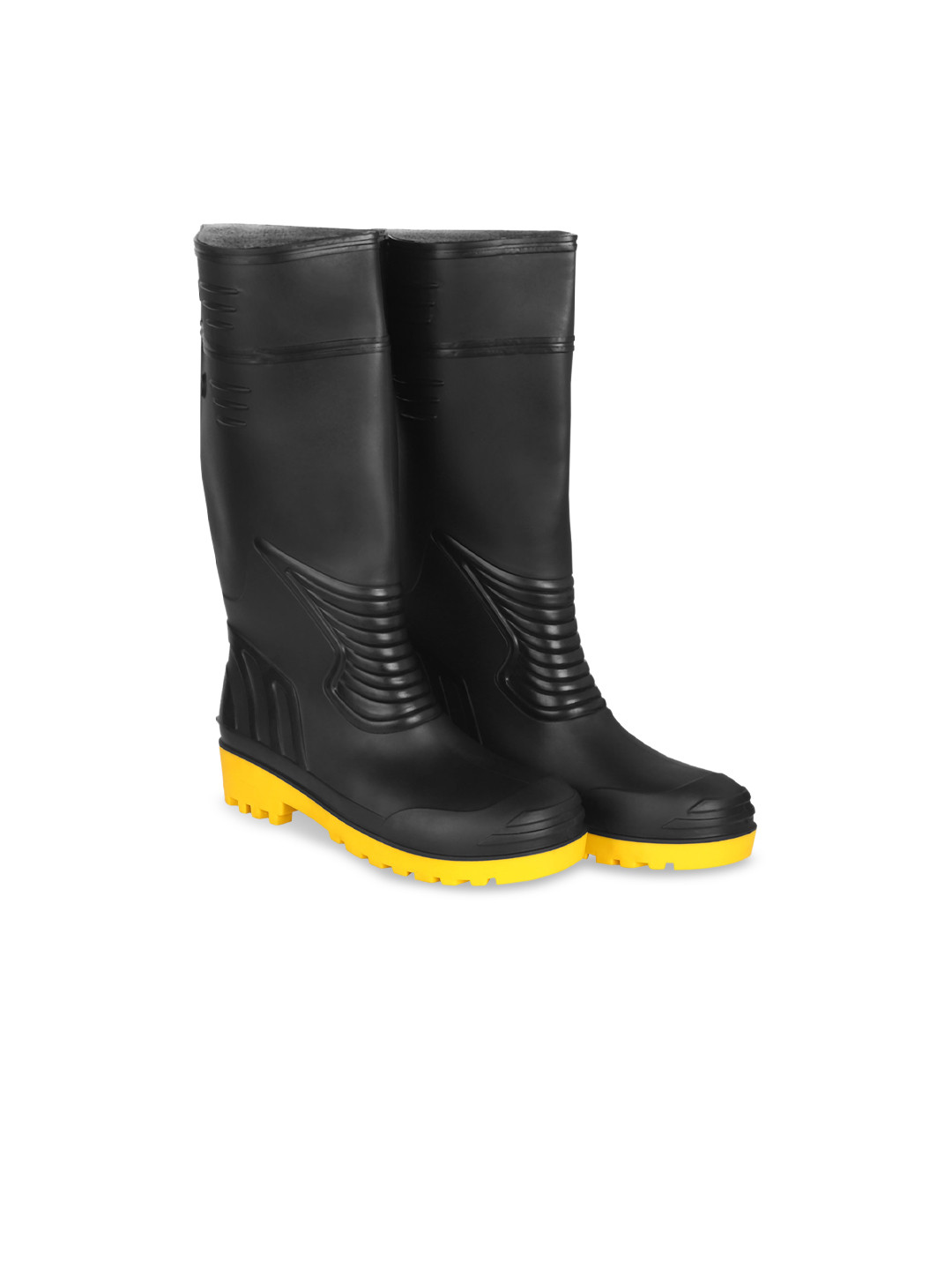 UNISTAR Men Anti-Static Slip-Resistant Water-Resistant Gum Boots