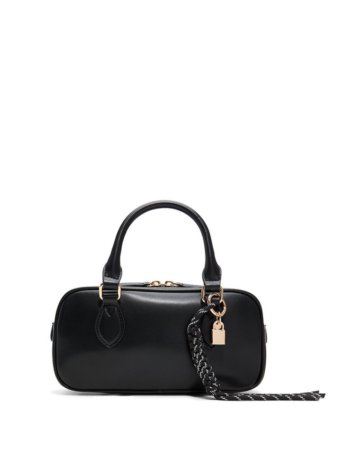 Call It Spring Women Solid Handheld Bag With Tasselled