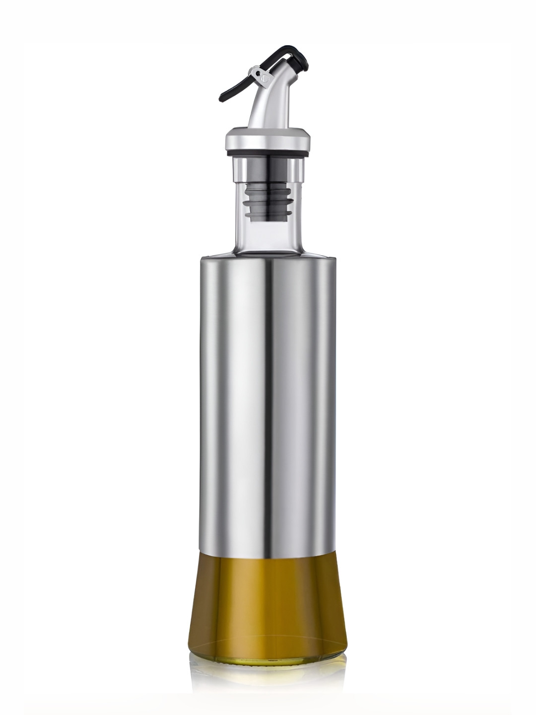 We3 Grey Glass Dishwasher Safe Oil Dispenser