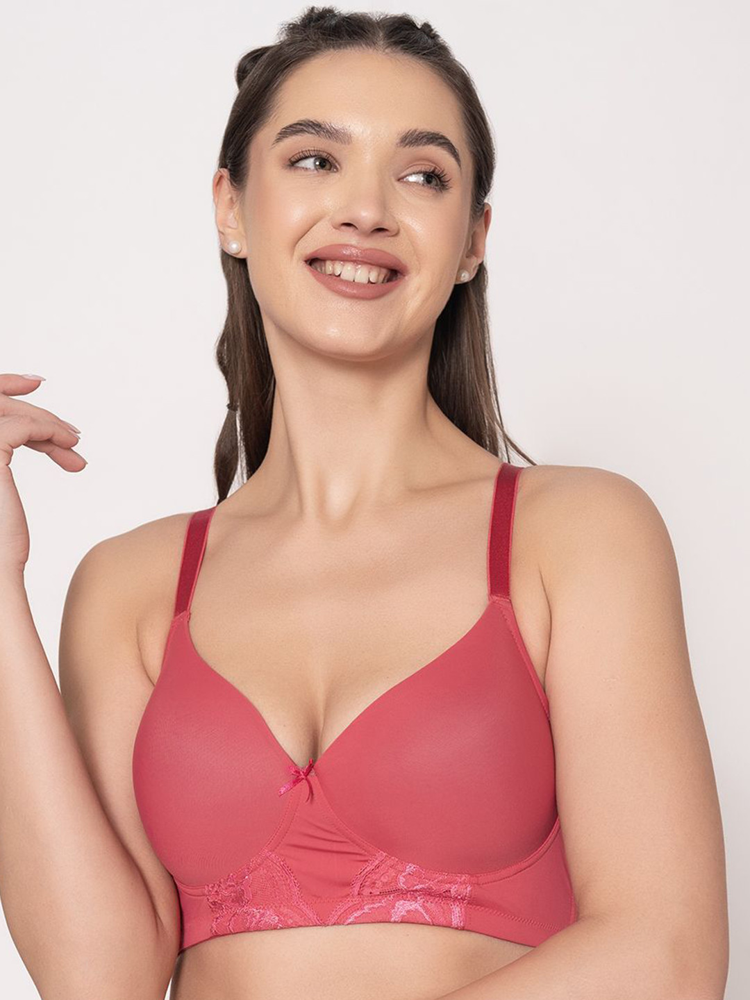 Chelvet Deep coverage Padded Bra  Seamless & Non-Wired Bra