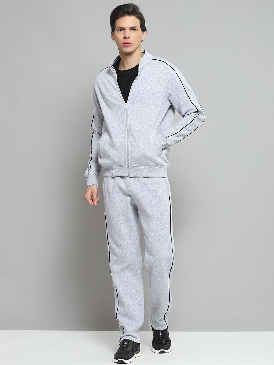 Cloak & Decker Men Mock Collar Tracksuits