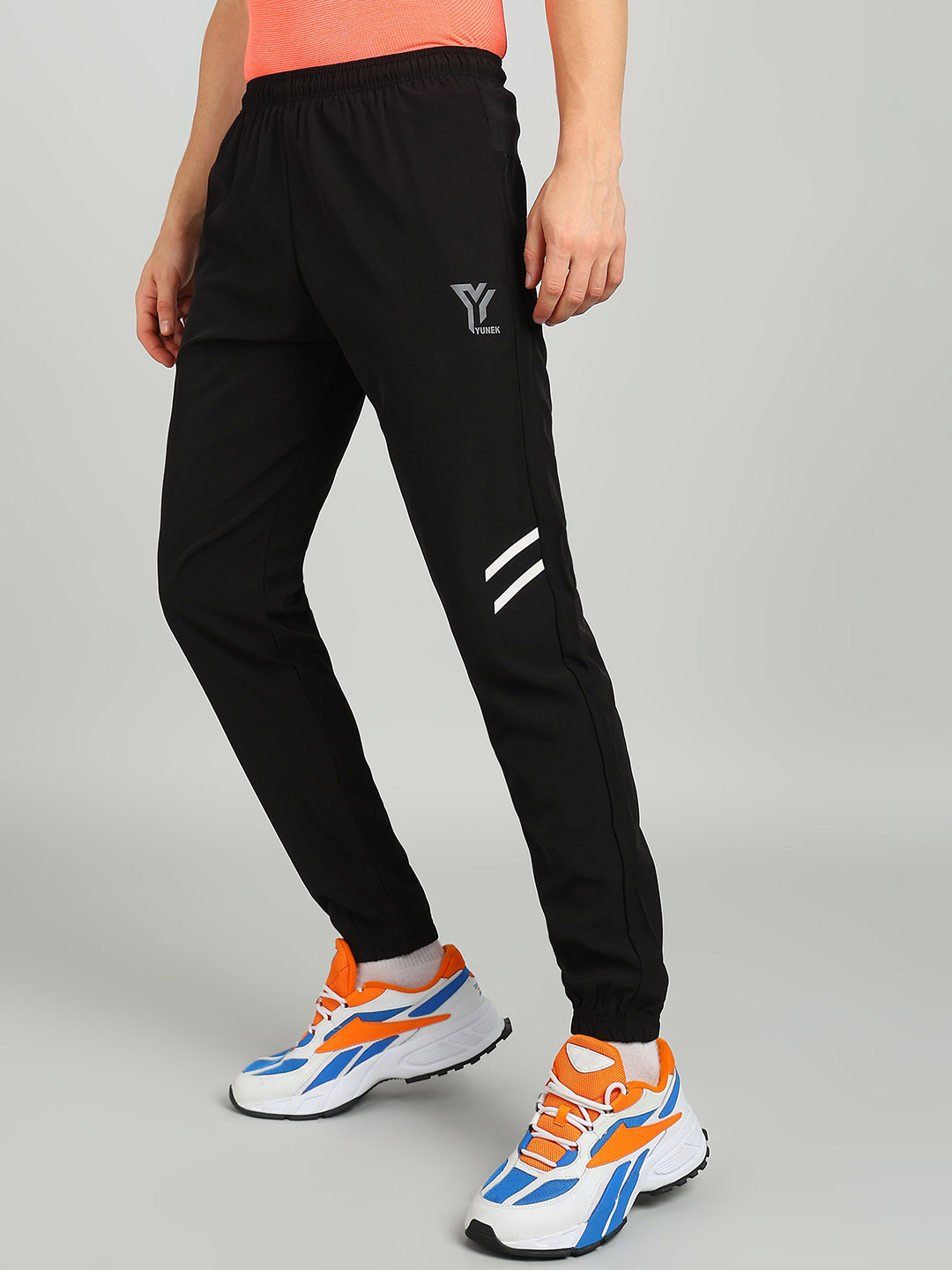 YUNEK Men Mid Rise Track Pants