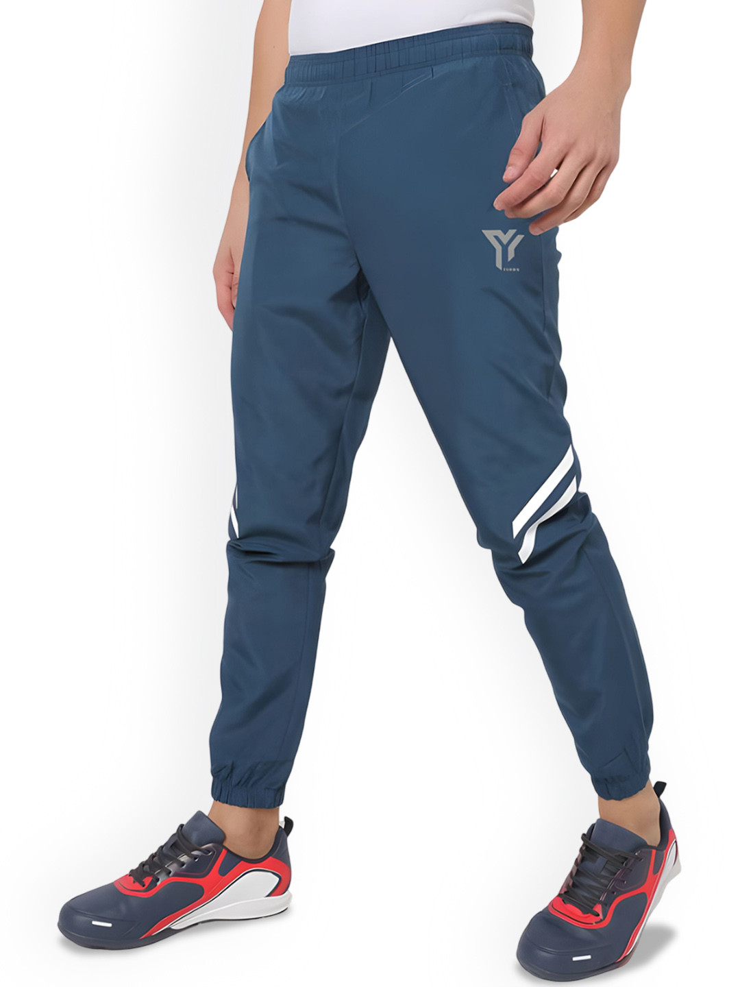 YUNEK Men Mid Rise Joggers