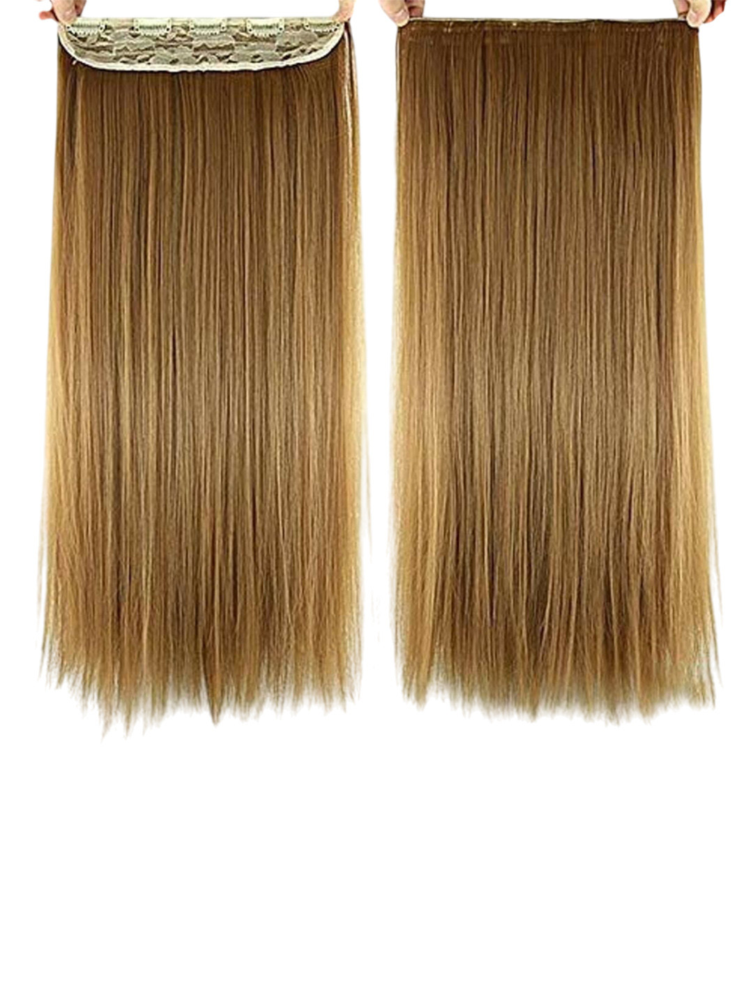 CRIBE Clip-In Straight Locks Hair Extension - Gold - 24 Inch