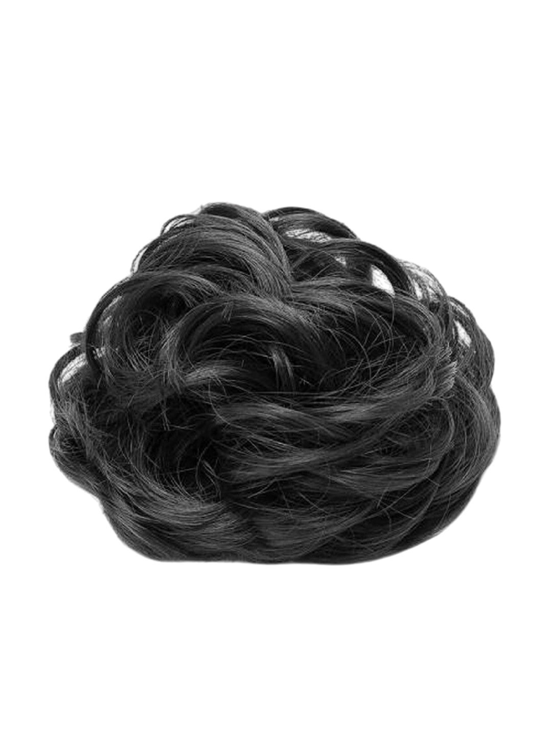 CRIBE Halo Curly Bun Hair Extension - Black - 5 Inch