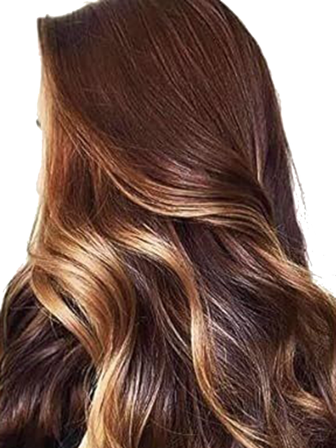 CRIBE Set Of 4 Clip-In Straight Locks Hair Extension - Brown- 22 Inch Each