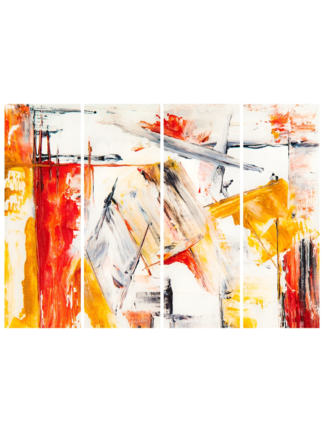 Inephos Creative Artwork Paintings Paper 4 Pcs Wall Rectangle Paintings Wall Art