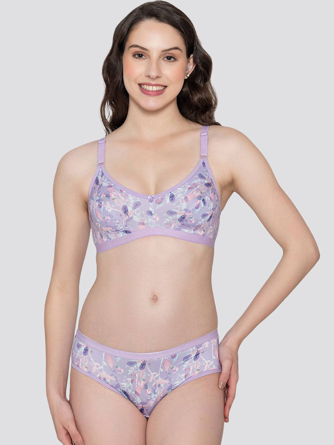 K LINGERIE Samara Everyday Printed Lingerie Set LVN