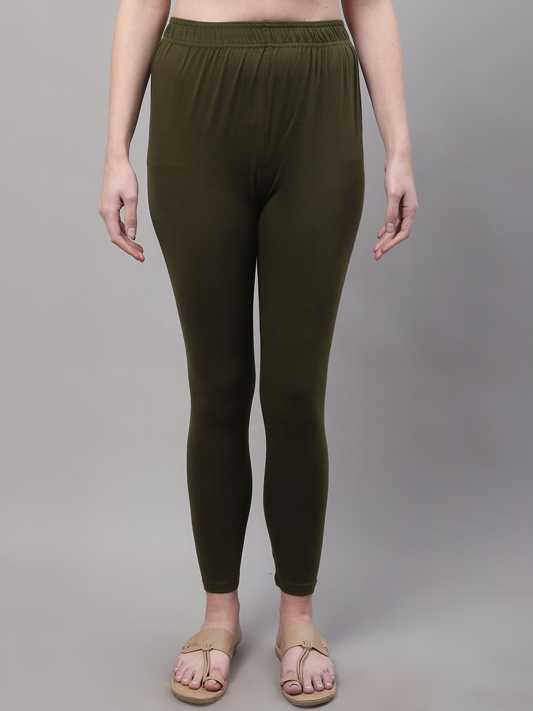 Valles365 by S.C. Women Cotton Lycra Plus Leggings