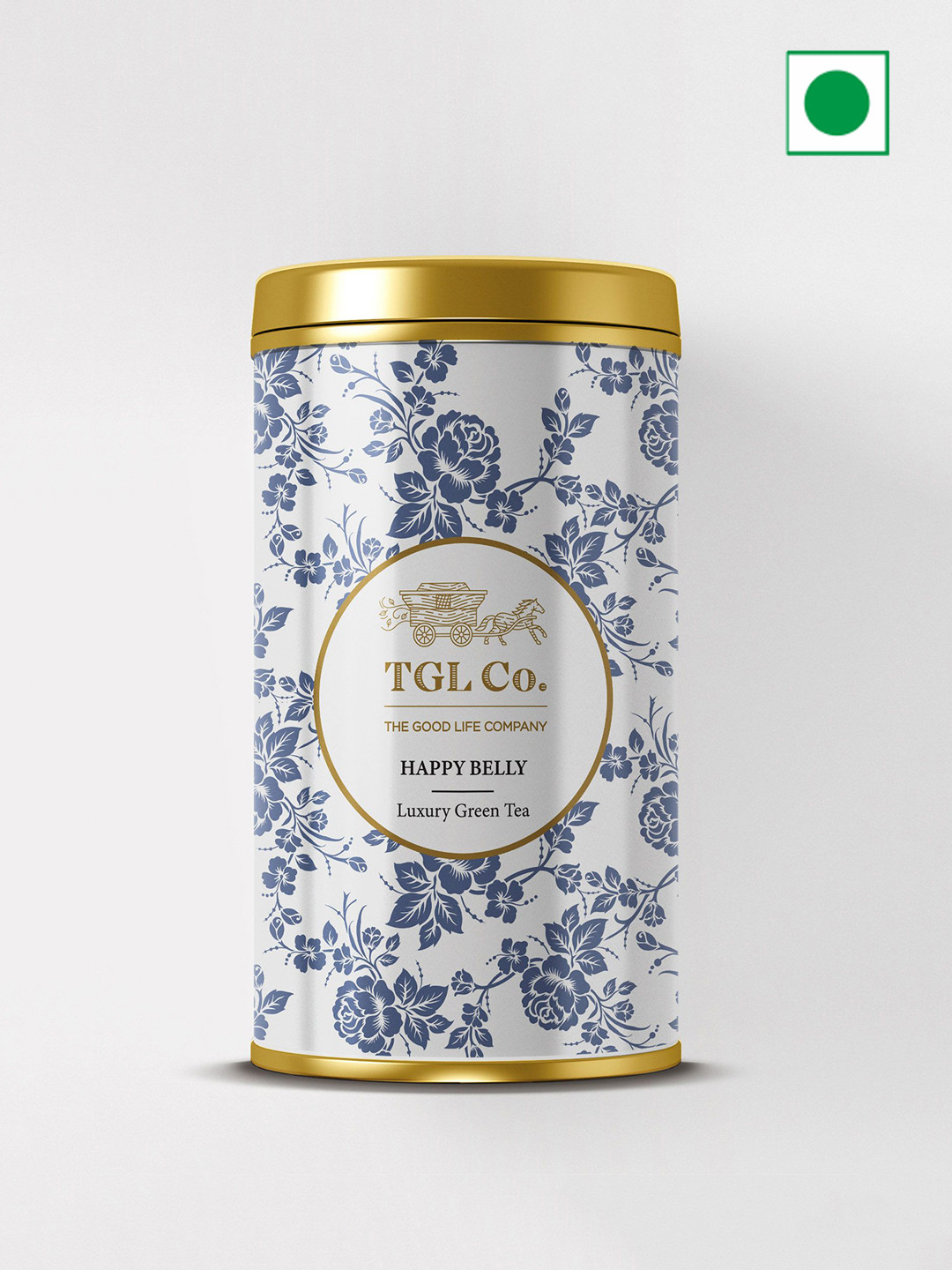TGL Co. Happy Belly Green Tea Tin Can- 50g