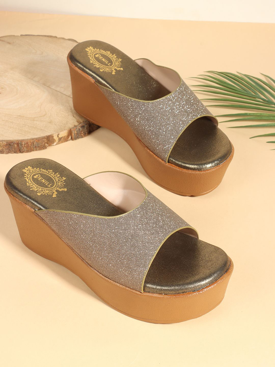 Denill Women Embellished Flatform Sandals
