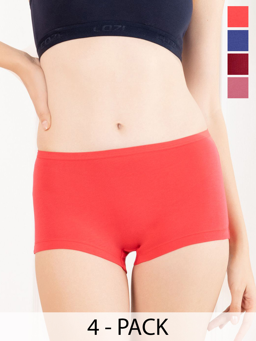 Lux Cozi Pack Of 4 Assorted Boy Short Briefs - COZIHER_501_PTY_4PC