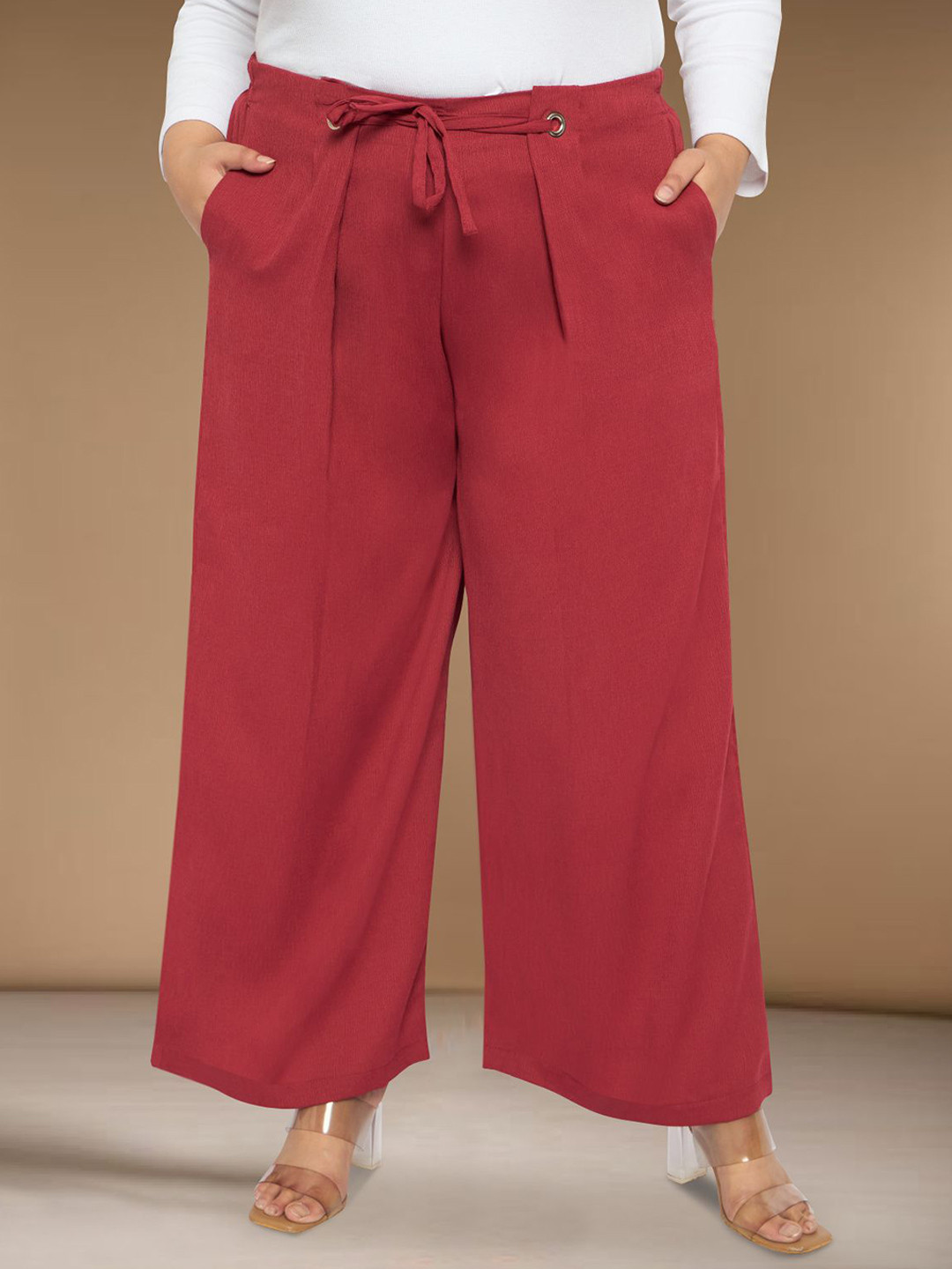 wild U Women Smart Loose Fit Trousers