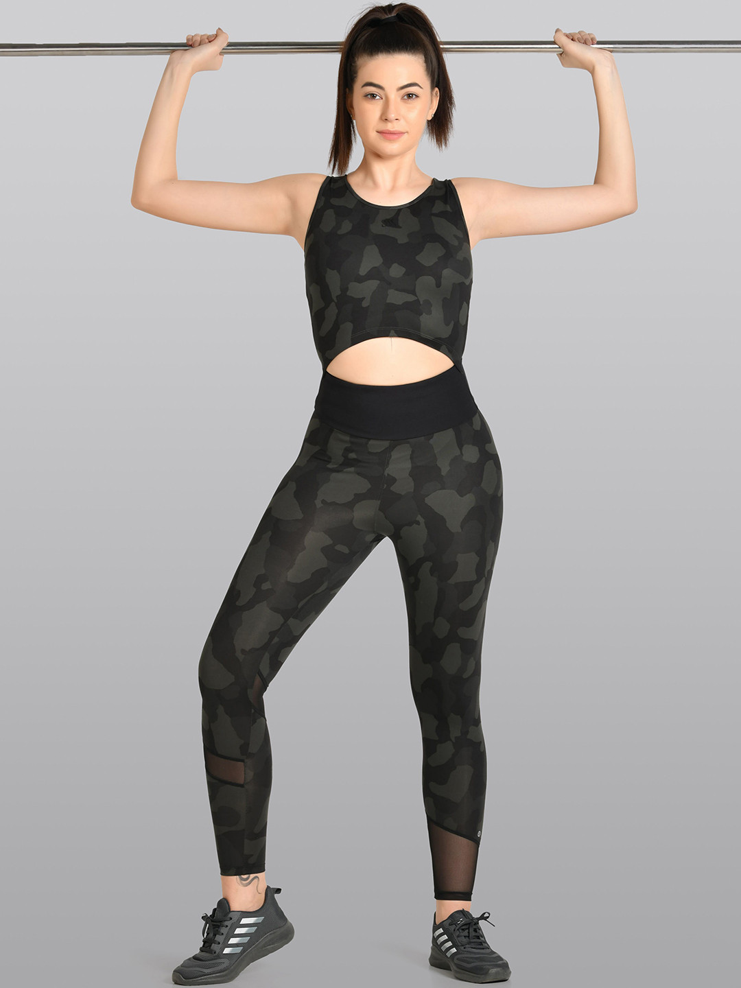 LAASA  SPORTS Printed Skinny Fit Tracksuit