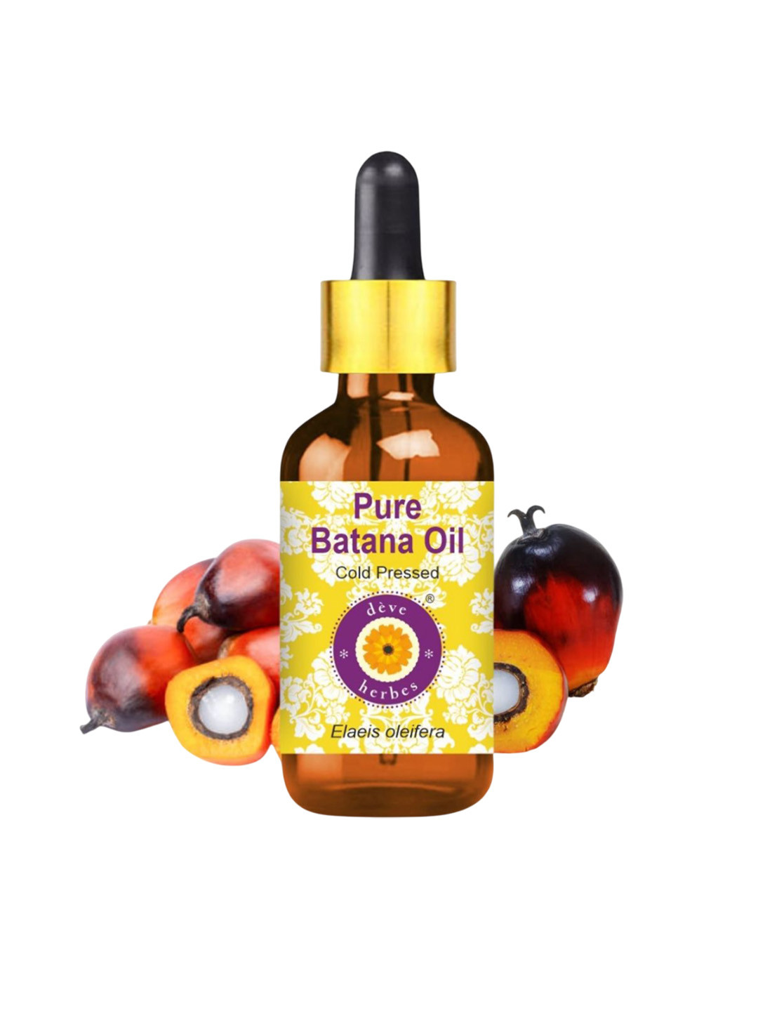 Deve Herbes Pure Batana Oil Cold Pressed With Glass Dropper - 10 ml
