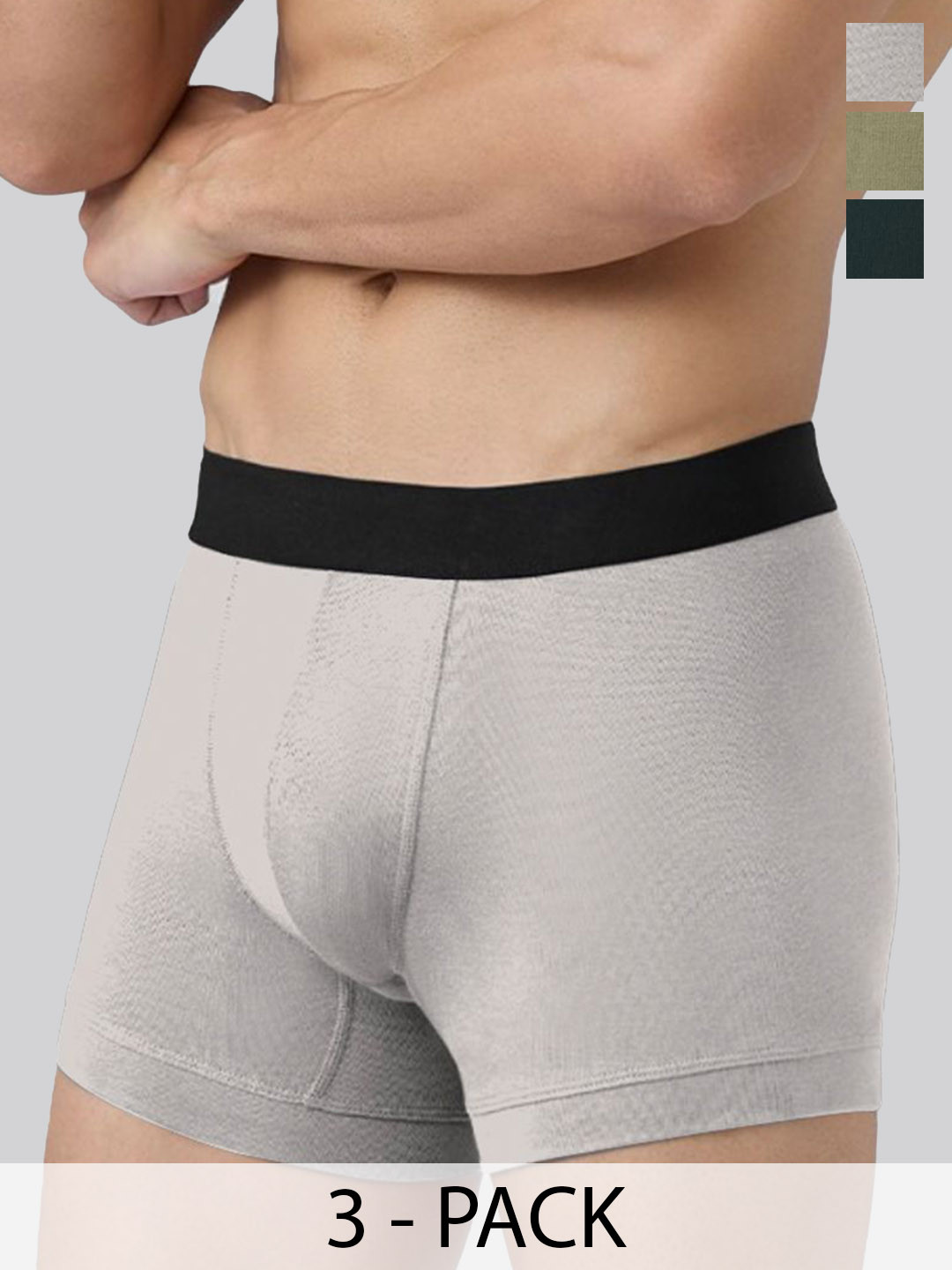 Prettify Men Pack Of 3 Mid-Rise Trunk TRUNK-08-10-11