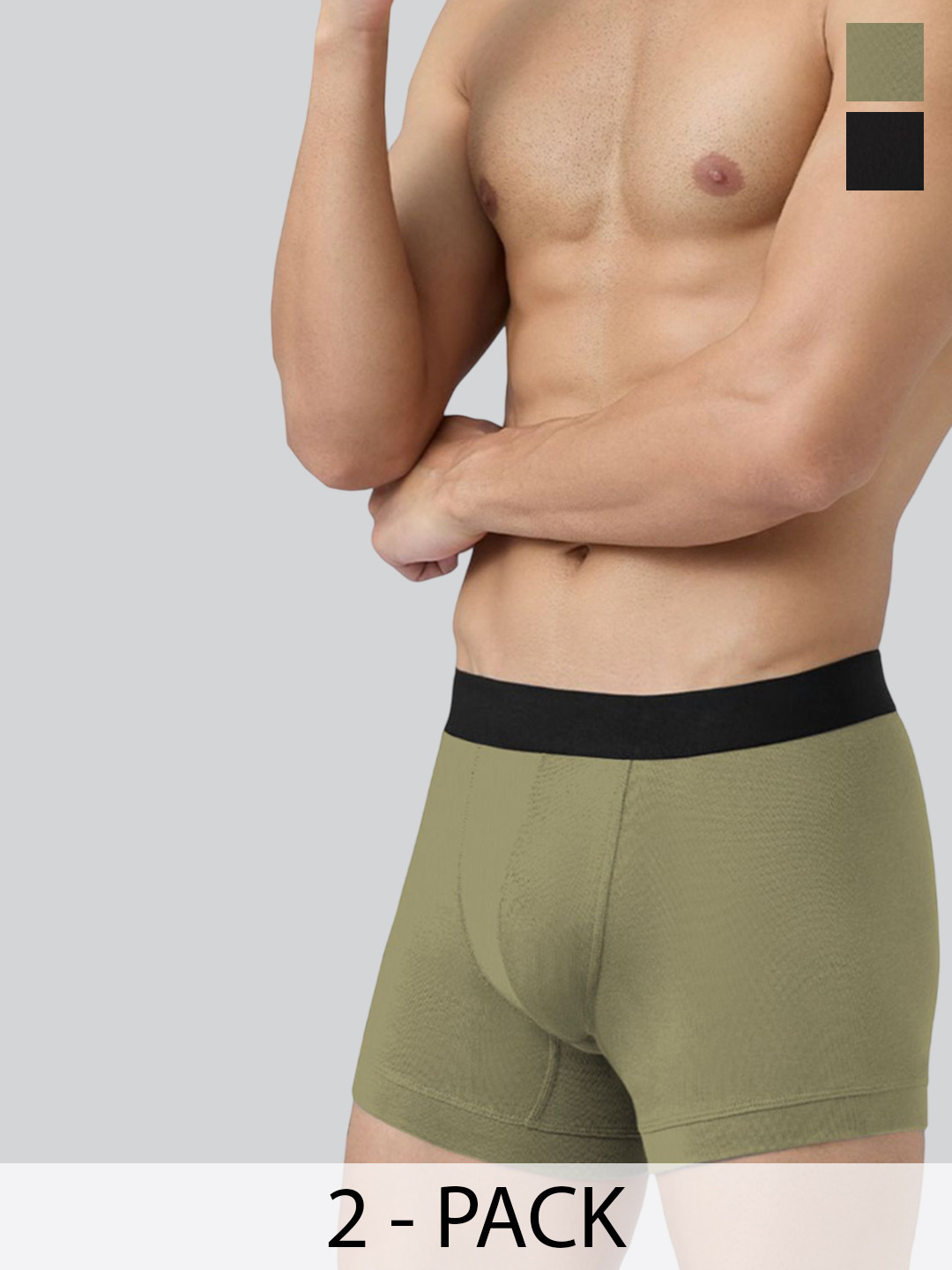 Prettify Men Pack Of 2 Mid-Rise Trunk TRUNK-09-10