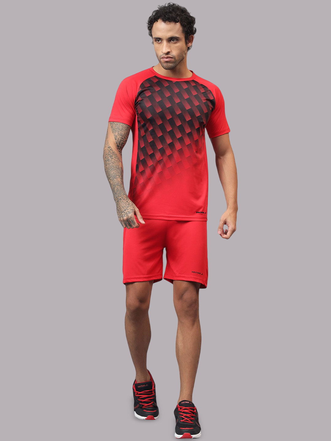 VECTOR X V Men T-Shirt With Shorts Co-Ords