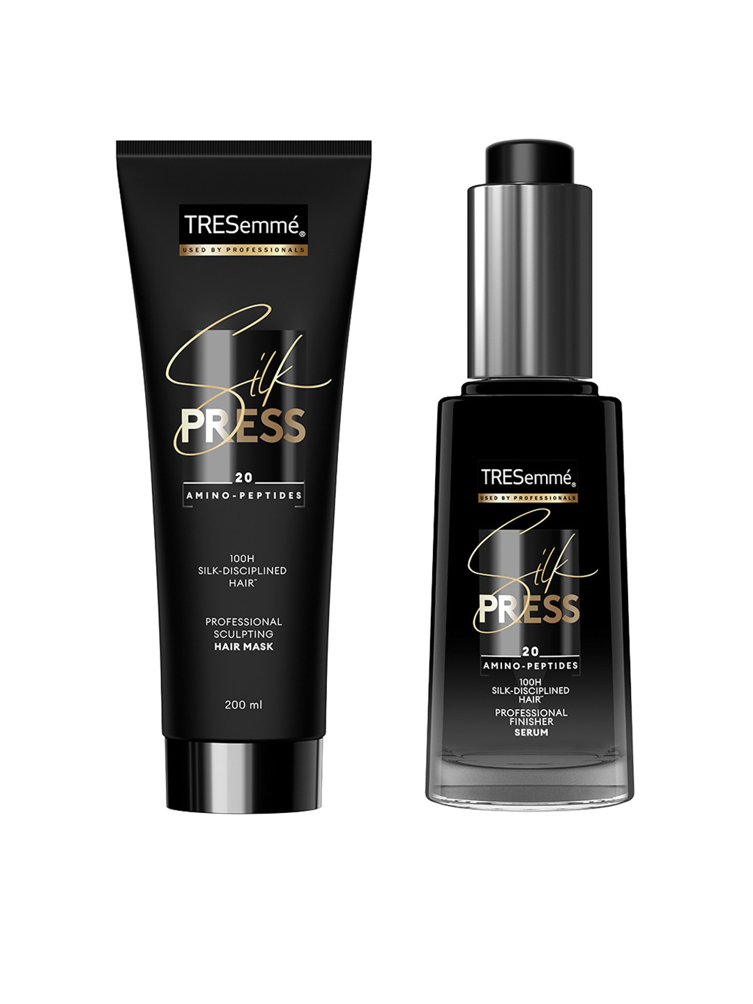 TRESemme Silk Press Hair Mask 200ml & Hair Serum 38ml
