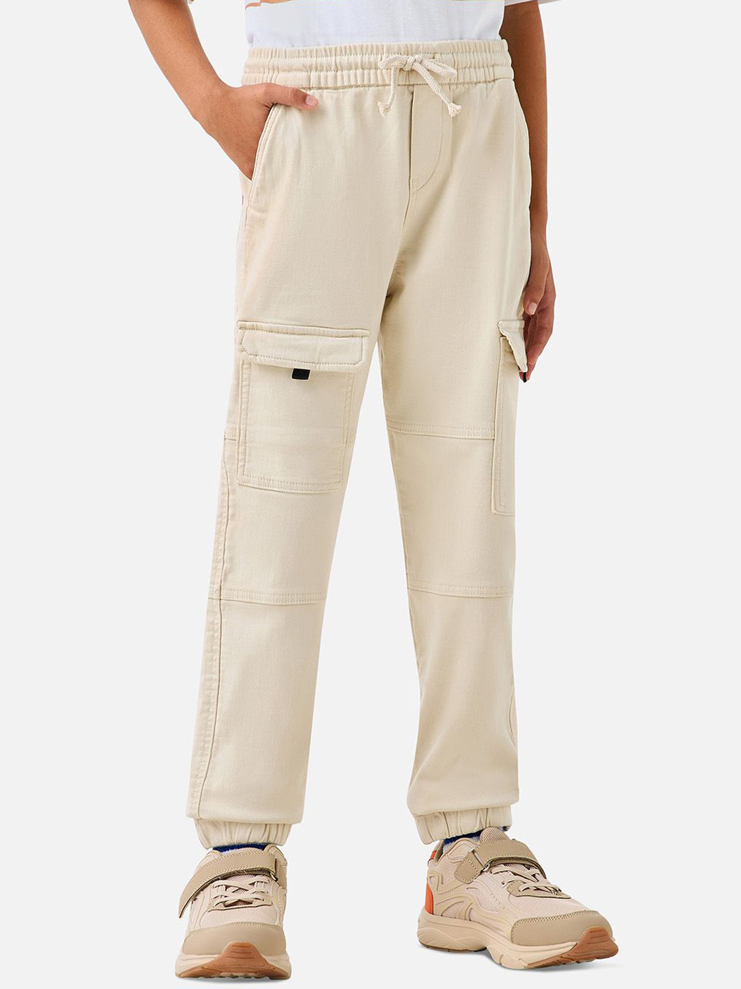 Juniors by Babyshop Boy Cotton Mid-Rise Regular Fit Joggers