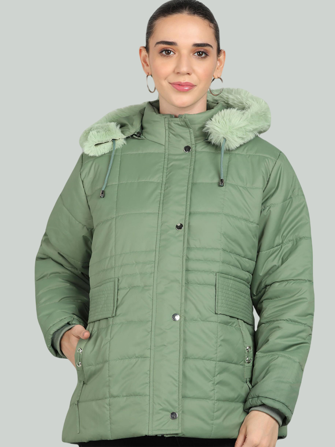 ELLIPSE Women Hooded Bomber Jacket