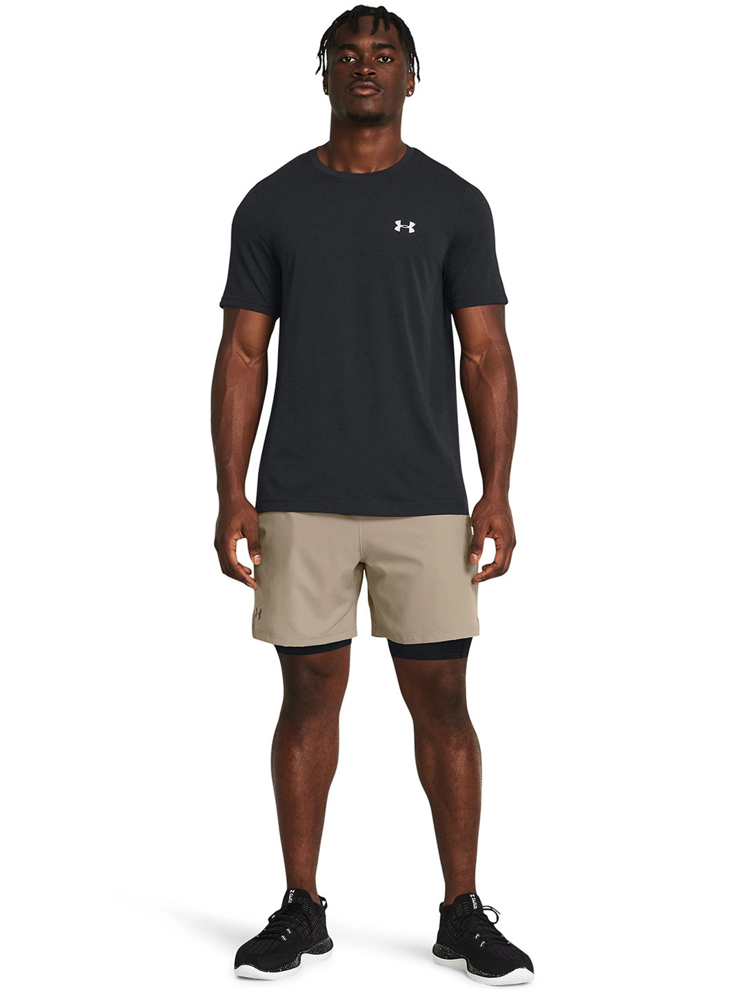 UNDER ARMOUR Men Vanish Woven 2-In-1 Slim Fit Shorts