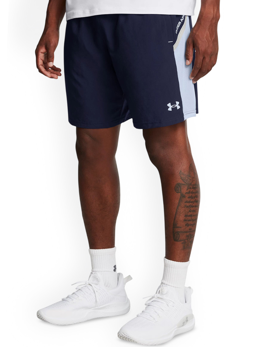 UNDER ARMOUR Men Core+ Loose Fit Mid-Rise Sports Shorts
