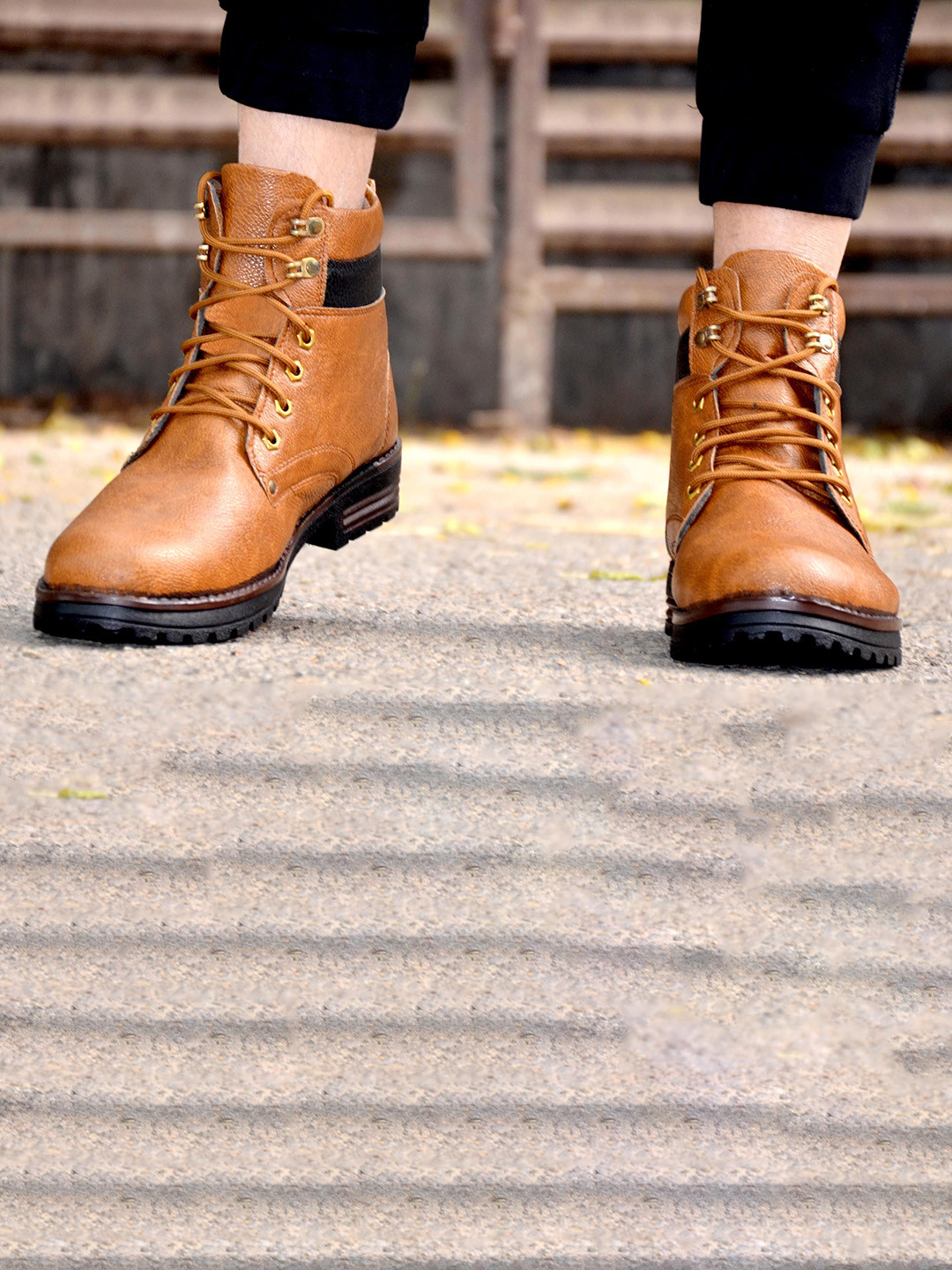 Woakers Men Block Heel Regular Boots