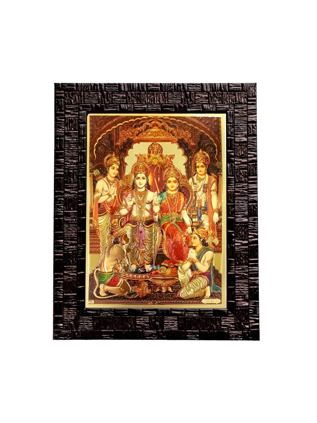 Hawai Ram Darbar Wood Wall Rectangle Photographs Wall Art - 8 x 6In