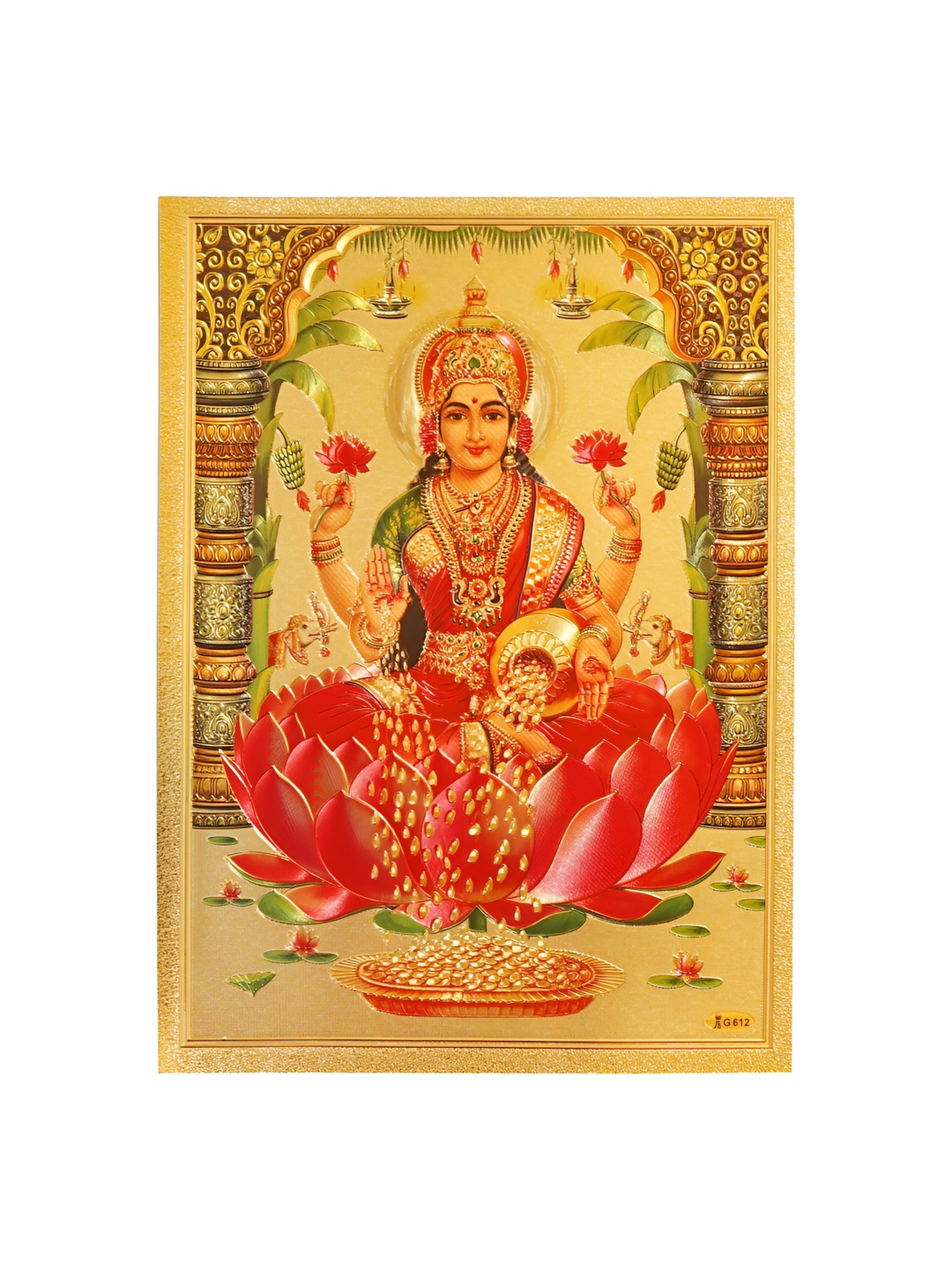 Hawai Goddess Lakshmi MDF Wall Rectangle Photographs Wall Art - 7 x 5 In