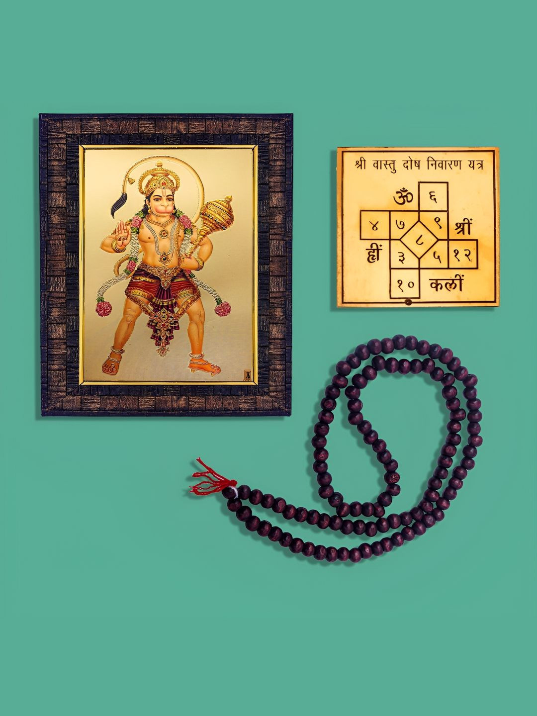 Hawai Multicoloured 3 Piece Wood Wall Fashion